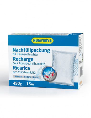 Déshumidificateur, sachet de recharge, 450 g sur