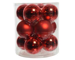 Boule en Verre Brillant Mat Mix