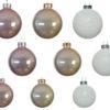 Coffret Boule en Verre Emaille Paillette