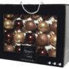 Coffret Boule en Verre Emaille Paillette