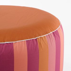 Pouf Gonflable à Rayures