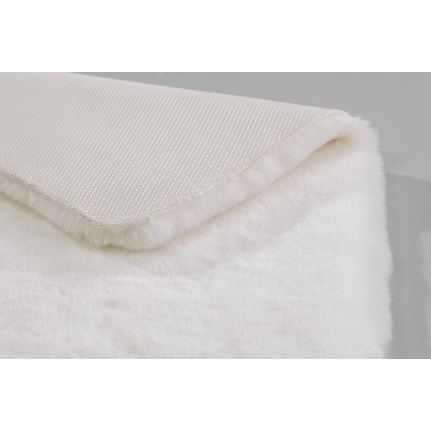 Tapis pour Salle de Bain Bali blanc1