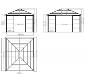 Pavillon Castel avec Stores