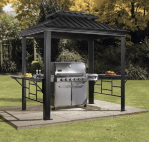 Pergola Messina pour Barbecue