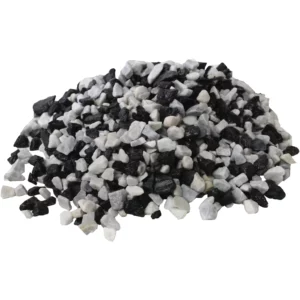 Gravier garden chippings noir/blanc