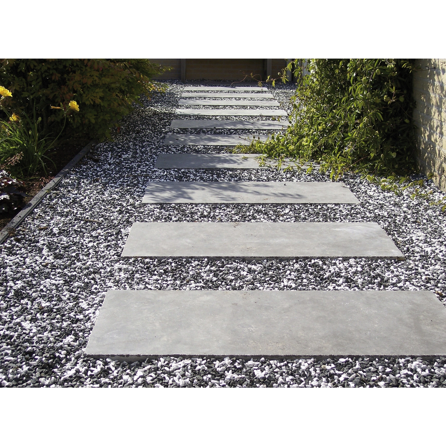 Gravier garden chippings noir/blanc