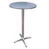 Table bistro avec plateau pliable