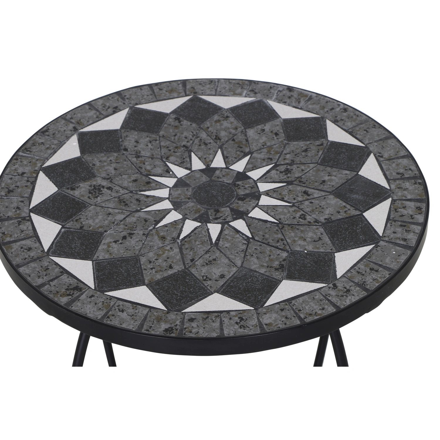 Jardinière acier noir mat