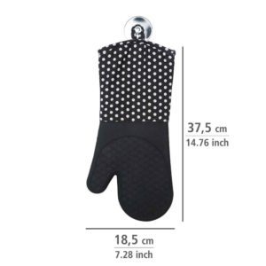 Gants de cuisine Silicone noir