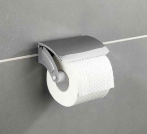 Dérouleur papier WC avec couvercle Basic