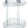 Étagère d'angle à 2 niveaux à fixer Turbo-Loc®