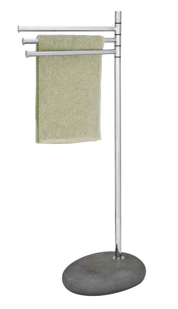 Porte-serviettes Pebble Stone gris