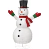 Bonhomme de neige pliable blanc