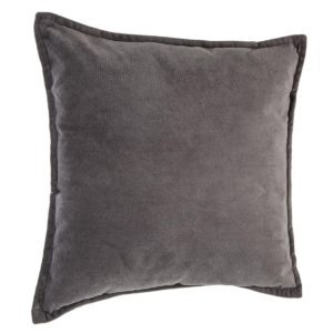 Coussin "Lilou" coton Gris ardoise