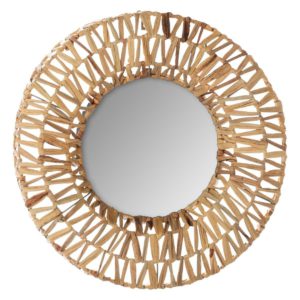 Miroir tressé "Beatriz" Fibre naturelle