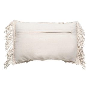 Coussin "Macramé" Blanc ivoire