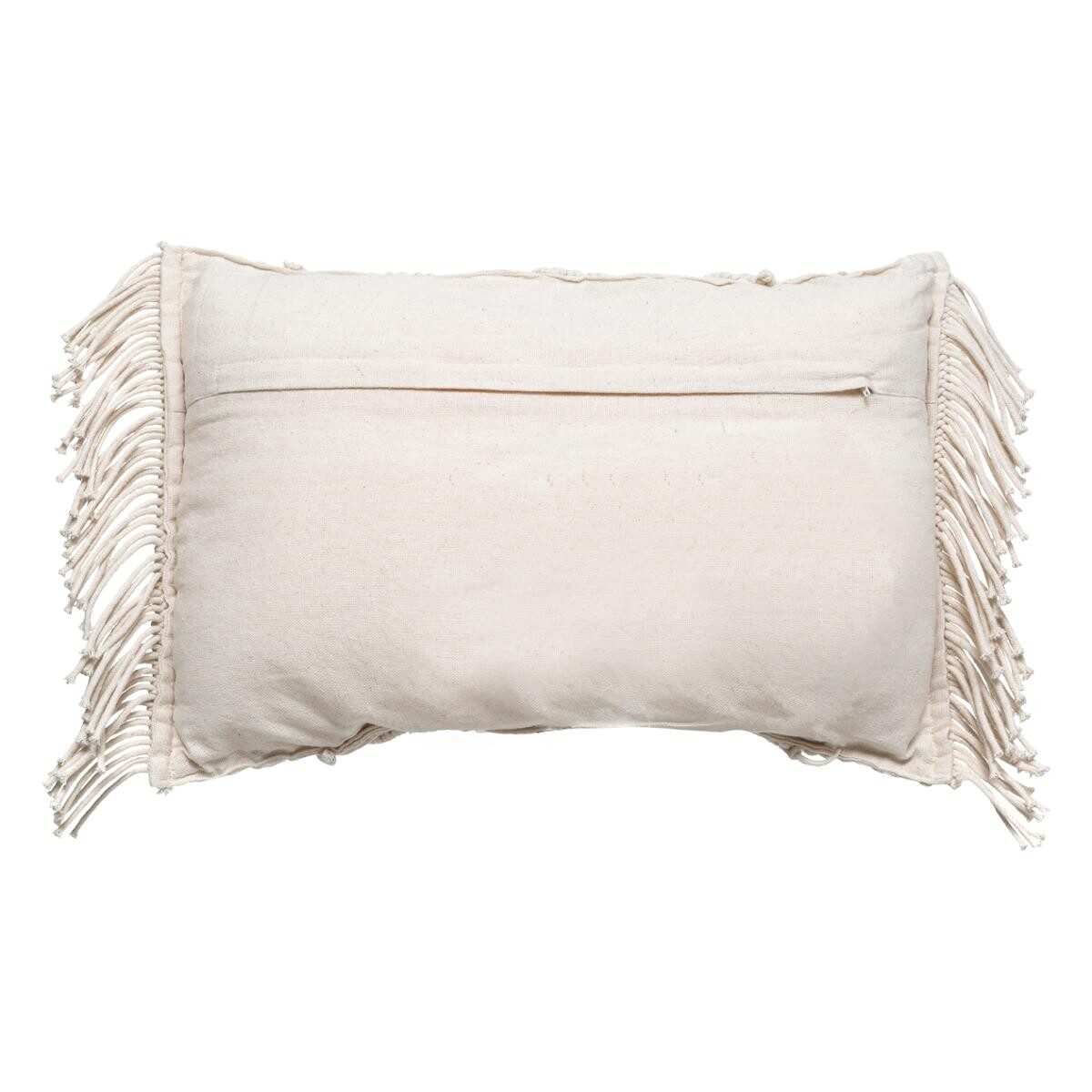 Coussin "Macramé" Blanc ivoire