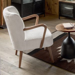 Fauteuil "Chiara" Bouclette