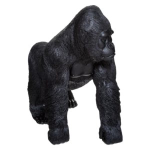 Statue gorille en mouvement Noir