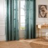 Rideau "Jamana" Coton vert céladon
