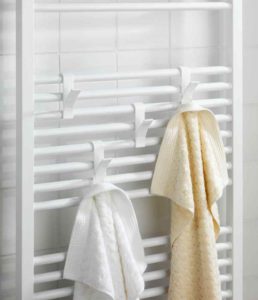 Crochet pour radiateurs sèche-serviettes
